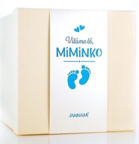 Jannami MimiBox - prázdný dárkový box s hračkou Modrý box - kluk