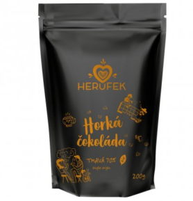 Herůfek Horká čokoláda | Hořká 70% BIO, 200g