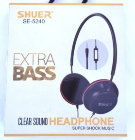 SHUER SE-5240BL náhlavní sluchátka s kabelem a vestavěným mikrofonem