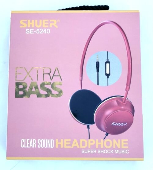 SHUER SE-5240P náhlavní sluchátka s kabelem a vestavěným mikrofonem