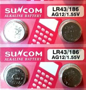 SUNCOM AG12 alkaline knoflíková baterie 10ks
