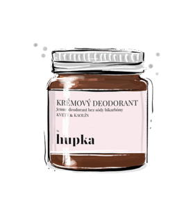 Herbs by Hupka Krémový deodorant Květy & Kaolín, 30ml