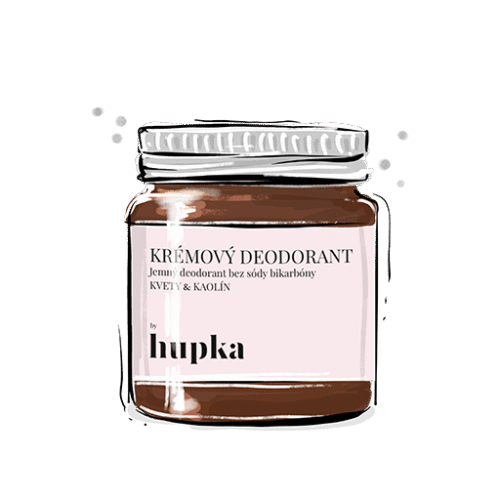 Herbs by Hupka Krémový deodorant Květy & Kaolín, 30ml