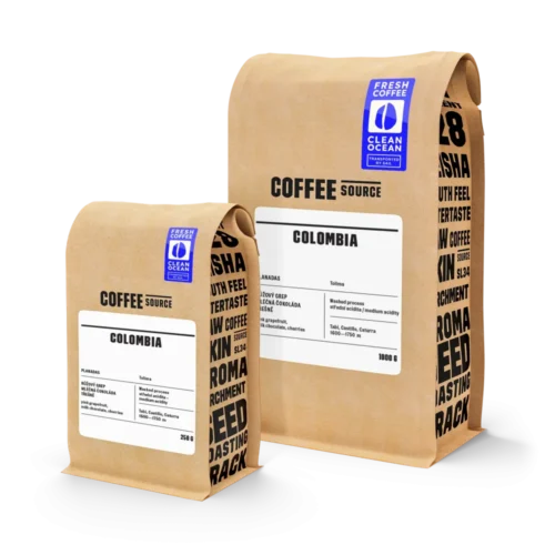 Coffee Plachetnicová Colombia Tolima Planadas Washed, 250g