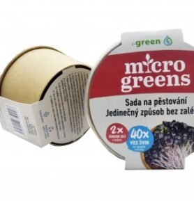 Bujónka InGreen Microgreens set 2+2 Zelí červené