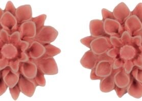 Flowerski Náušnice Salmon, 1 pár