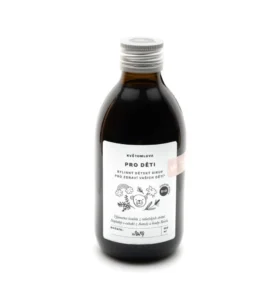 Květomluva Pro děti - Bio bylinný sirup (elixír) s acerolou a reishi, 250ml