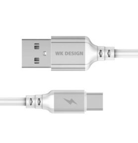 USB-C datový kabel 1m WK Design WDC-073a Bílý
