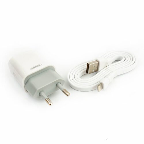 USB Nabíječka lighting 2.4A kabel+kostka Remax RP-U14