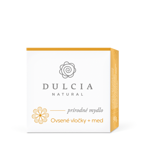 Dulcia Přírodní mýdlo - Ovesné vločky a med, 90g