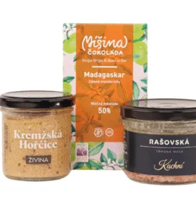 Dárkový balíček pro dědu Delikatesy Tmavá čokoláda 70% Peru, 50g