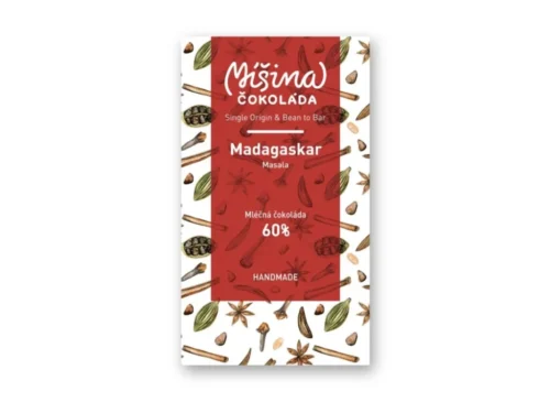Míšina čokoláda Mléčná čokoláda 60% Madagaskar hřejivá, 50g