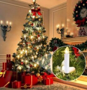 New Home Vánoční LED svíčky na stromeček, 20 LED teplá bílá