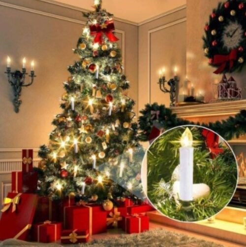 New Home Vánoční LED svíčky na stromeček, 20 LED teplá bílá