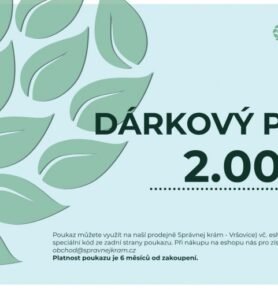 Správnej krám Dárkový poukaz 2000,-