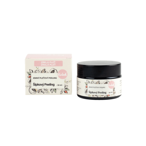 Kvítok Šípkový pleťový peeling - zralá pleť 30ml