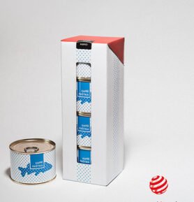 Kapří paštika z farmy Poříčí - dárkové balení 4ks, 760g