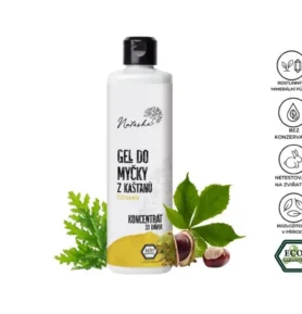 Natasha Gel do myčky z kaštanů Citronela koncentrát, 0,5l