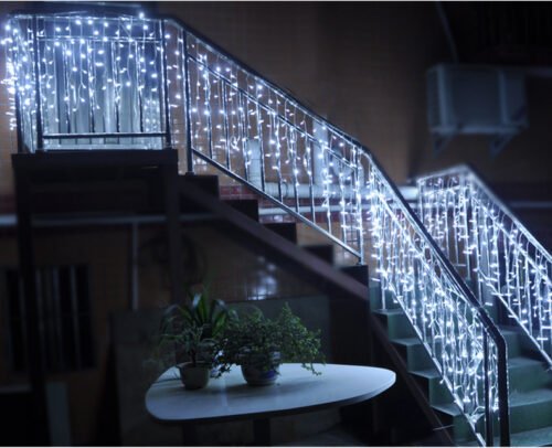 DZL Závěs světelný vánoční LED až 630 diod, venkovní, teplá + studená bílá, blikající Velikost: Řetěz 10m - 310 LED diod