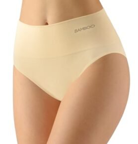 Dámské kalhotky klasické se širokým bokem GINA Bamboo 00039P tělová M/L