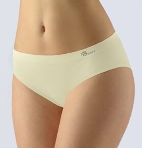Dámské kalhotky klasické GINA Bamboo 00047P vanilková M/L