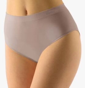 Dámské kalhotky klasické GINA Bamboo 01002P šedohnědá M/L