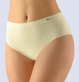 Dámské kalhotky klasické GINA Bamboo 01003P vanilková XL/XXL