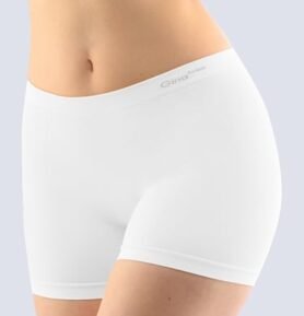 Dámské boxerky s delší nohavičkou GINA 03013P bílá M/L