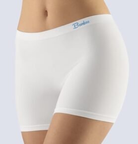 Dámské boxerky s vysokým bokem 03015P bílá dunaj L/XL