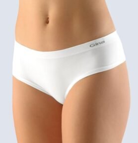 Dámská francouzská tanga GINA 04006P bílá S/M