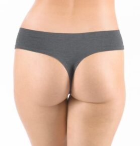 Dámská tanga francouzská GINA 04031P šedá bílá S/M
