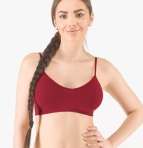 Dámský top s úzkými ramínky GINA 07010P brandy L/XL