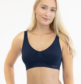 Dámská sportovní podprsenka s vycpávkami GINA 07014P lékořice tomato L/XL
