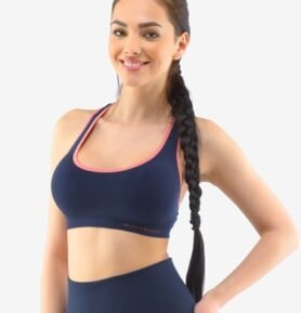 Dámská sportovní vyztužená podprsenka GINA 07018P lékořice tomato L/XL