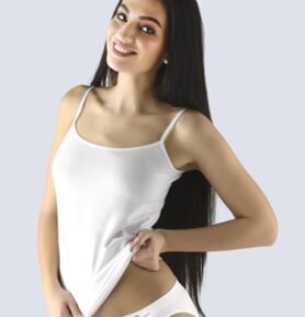 Dámská prodloužená košilka GINA 08029P bílá L/XL