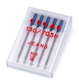 Jehly strojové JEANS  100