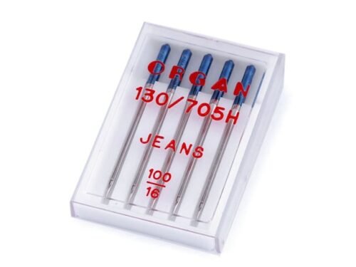 Jehly strojové JEANS  100