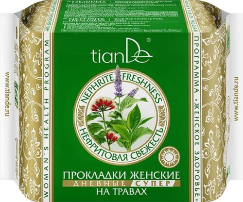 TianDe Denní menstruační vložky Nefritová svěžest