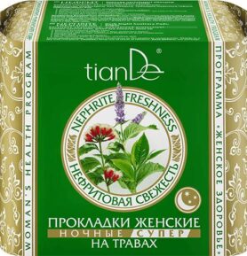 TianDe Noční menstruační vložky Nefritová svěžest