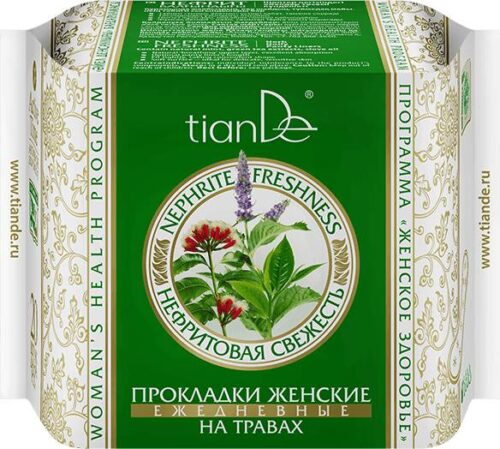 TianDe Dámské bylinné slipové vložky Nefritová svěžest