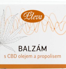 PLEVA Balzám s CBD olejem a propolisem