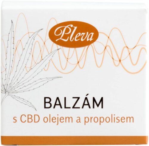 PLEVA Balzám s CBD olejem a propolisem