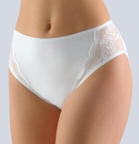 Dámské kalhotky klasické GINA 10189P bílá XXL/3XL