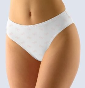 Dámské kalhotky klasické GINA 10213P bílá pleťová S/M