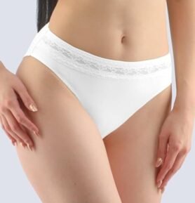 Dámské kalhotky klasické GINA 10218P bílá L/XL