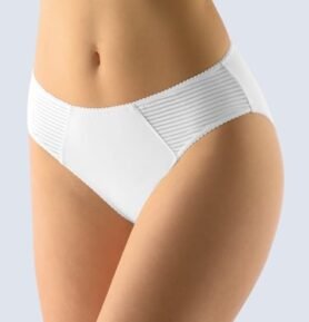 Dámské klasické kalhotky GINA 10223P bílá S/M