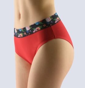 Dámské kalhotky klasické GINA 10235P červená malinová XL/XXL