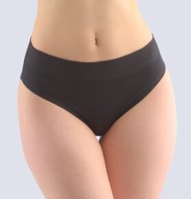 Dámské kalhotky klasické s úzkým bokem GINA 10252P černá L/XL