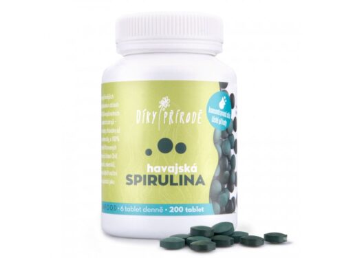 DÍKY PŘÍRODĚ Havajská spirulina Balení: 200 tobolek