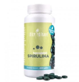 DÍKY PŘÍRODĚ Havajská spirulina Balení: 400 tobolek